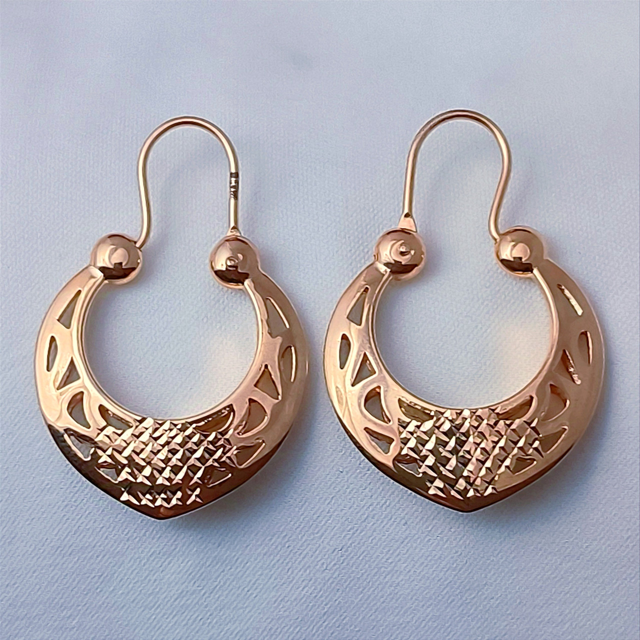 Золоті сережки 585 проби