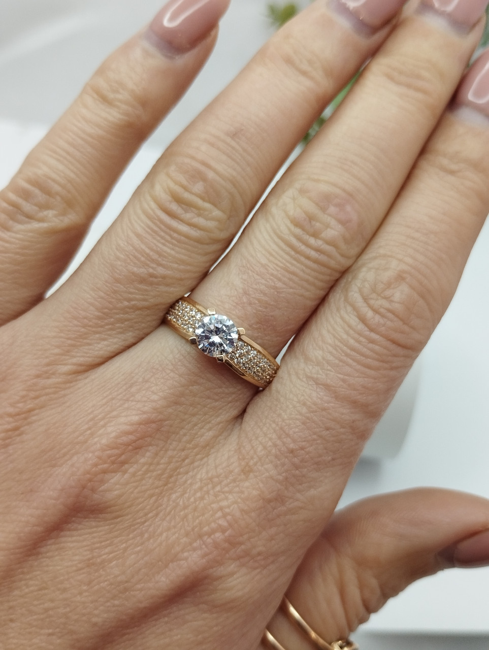 Золоте кольцо 585 проби - Зображення 3