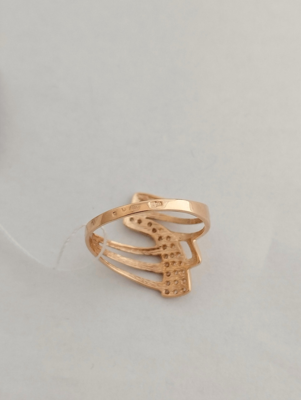 Кільце золоте жіноче. - Зображення 3