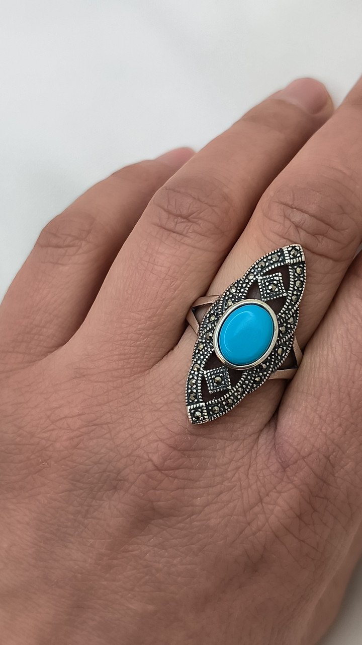 Срібне кільце 925 проби - Зображення 2