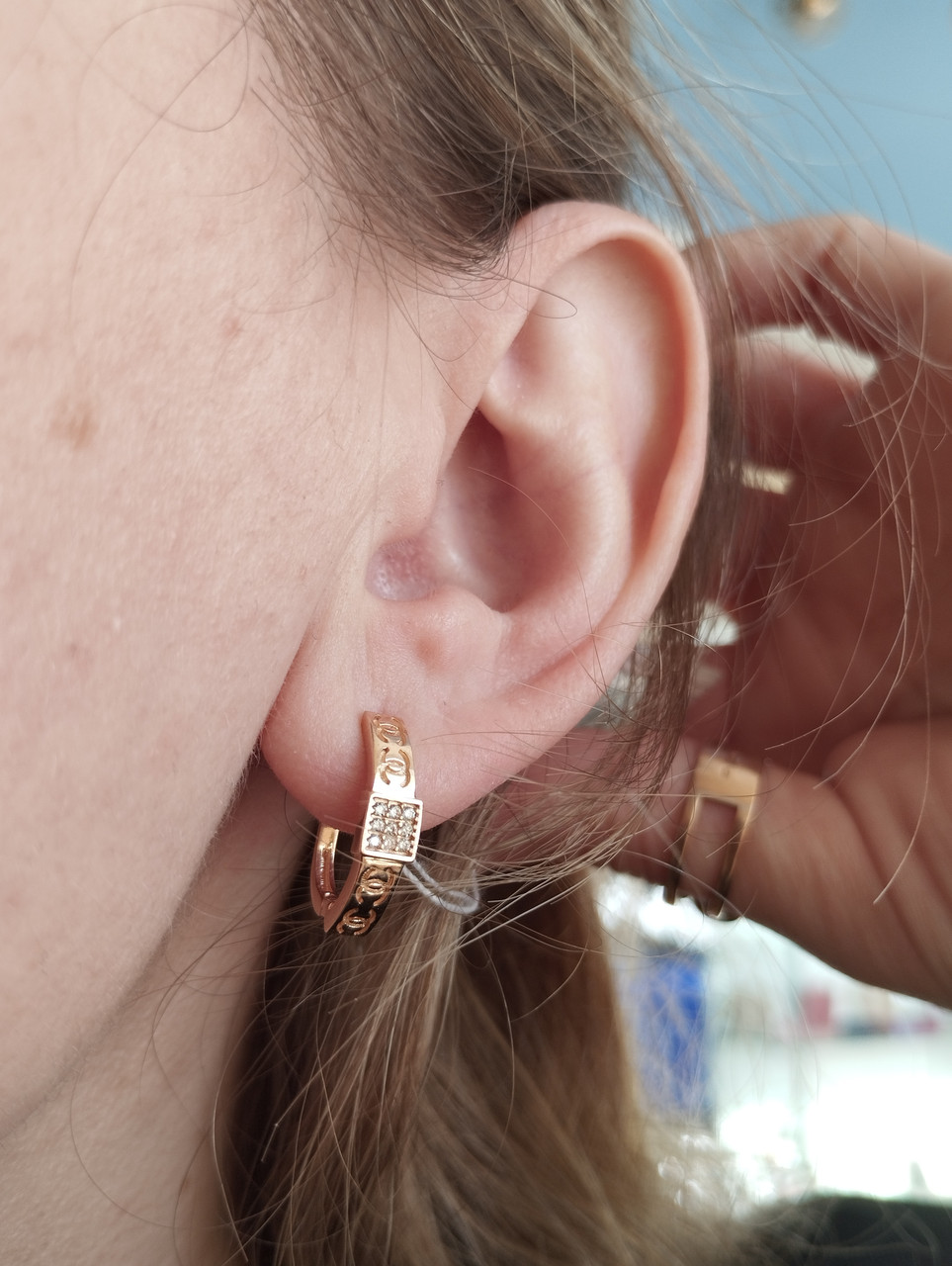 Золоті сережки - Зображення 3