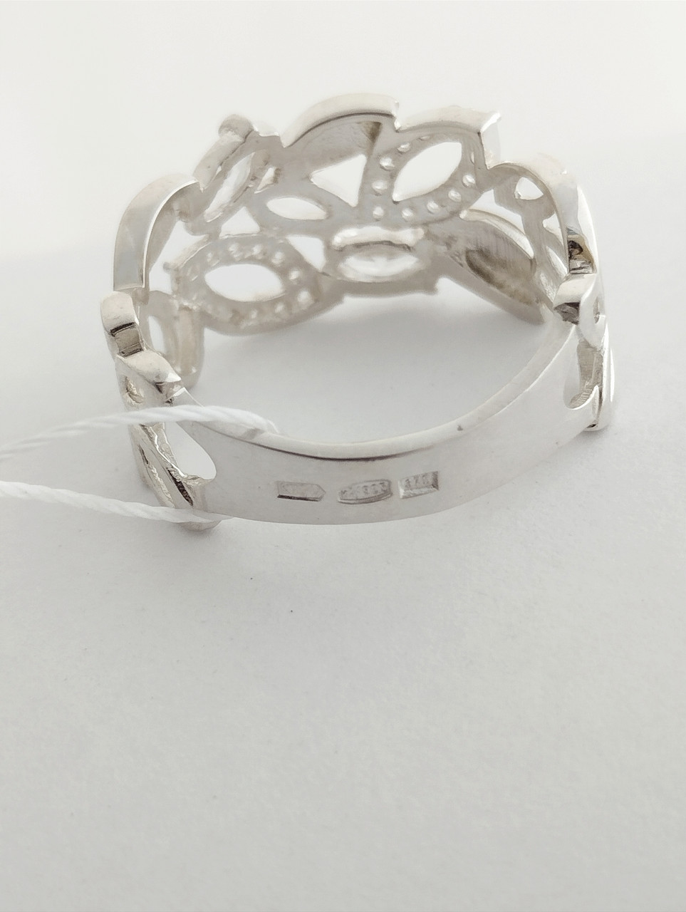 Срібне кільце із золотими пластинами - Зображення 4