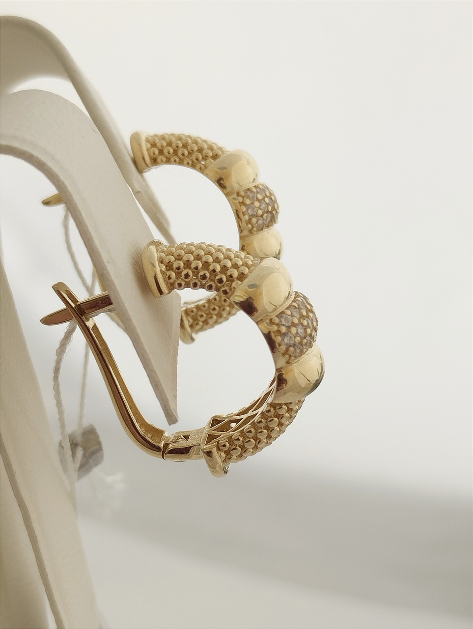 Золоті сережки з жовтого золота - Зображення 3