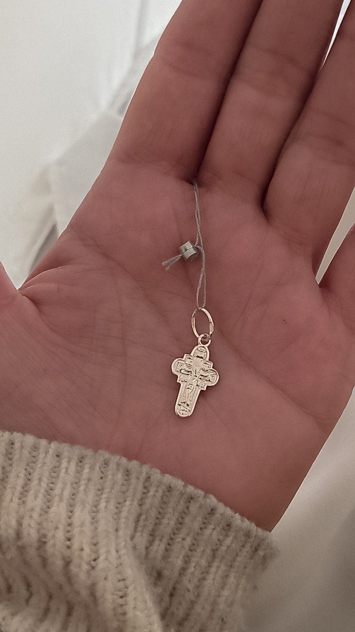 Срібний хрест 925 проби - Зображення 2