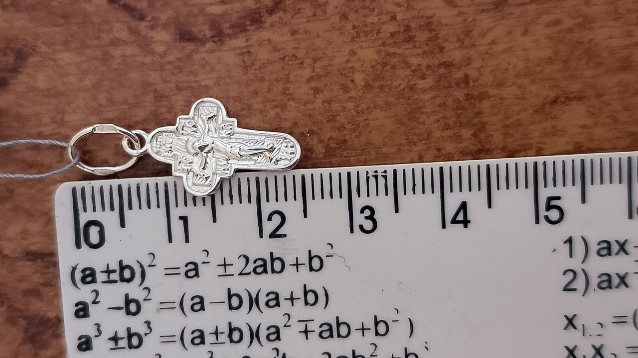 Срібний хрест 925 проби - Зображення 3