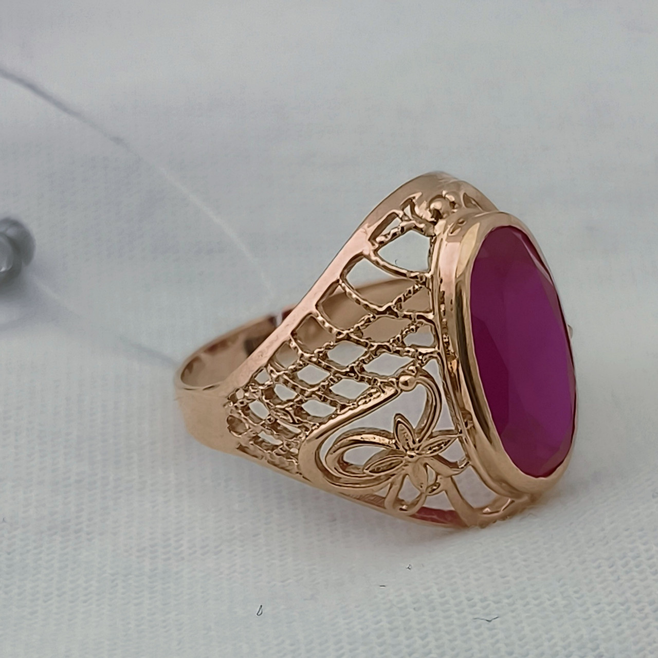 Золота каблучка 585 проби - Зображення 3