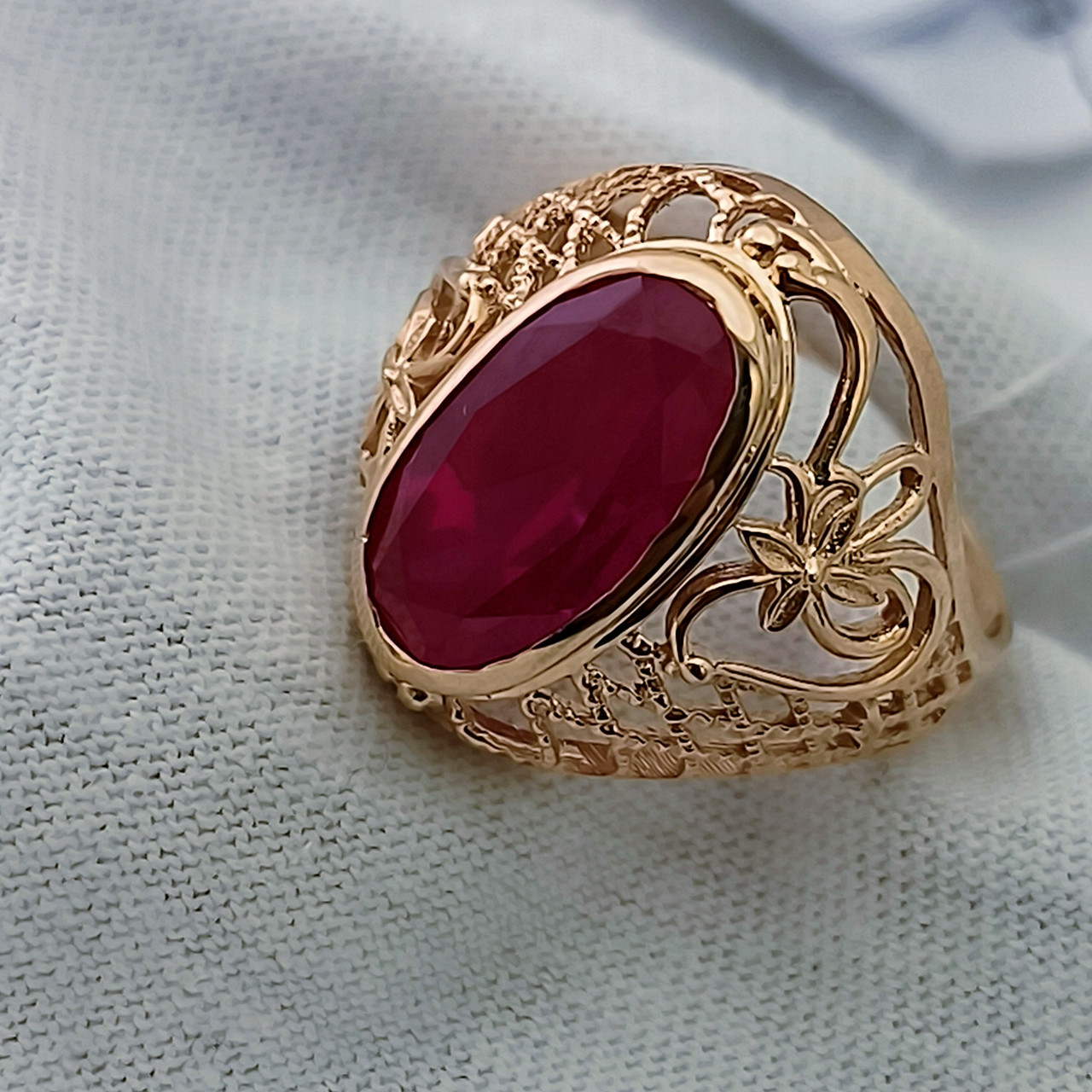 Золота каблучка 585 проби - Зображення 4