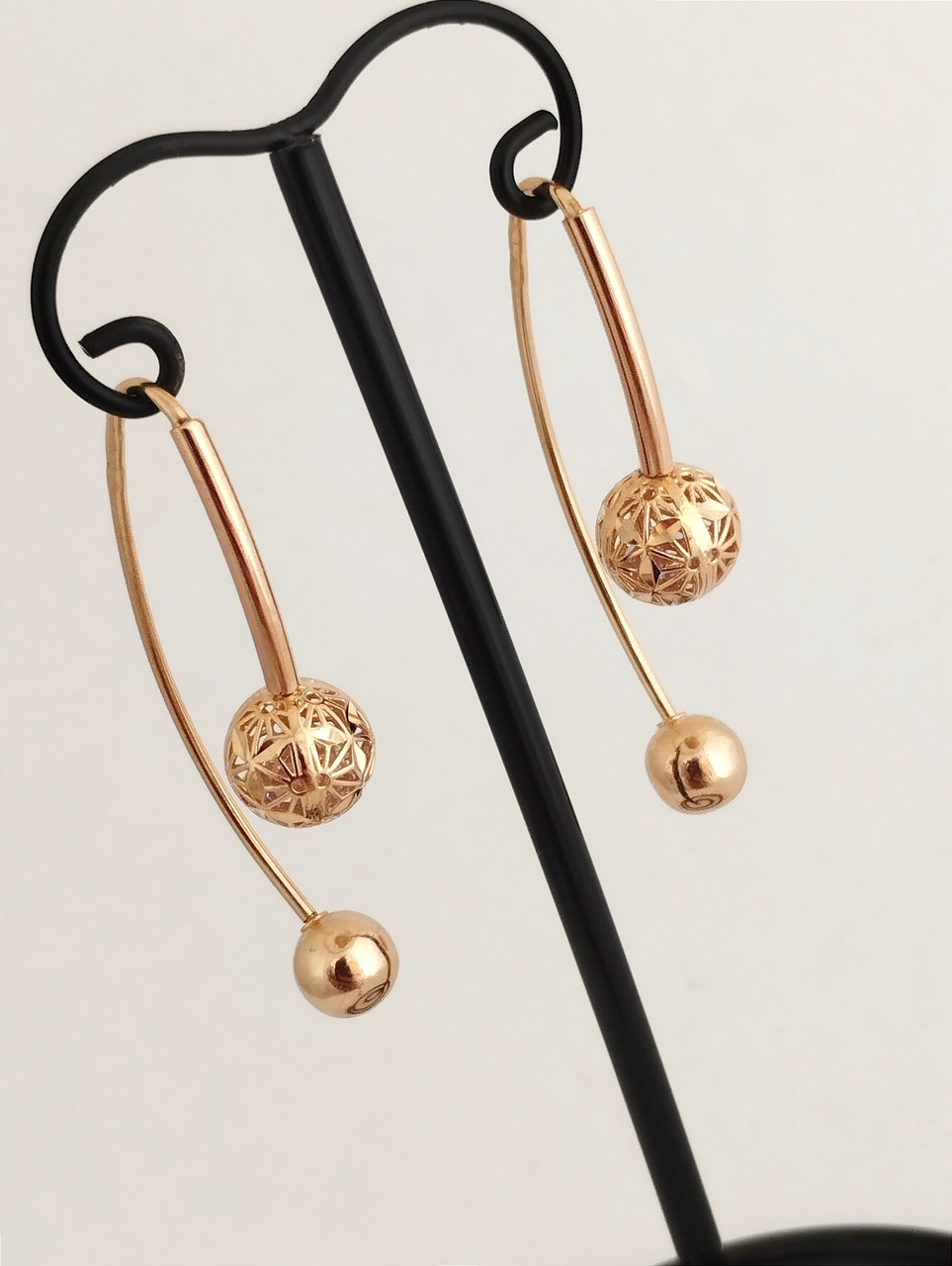 Золоті сережки кулі