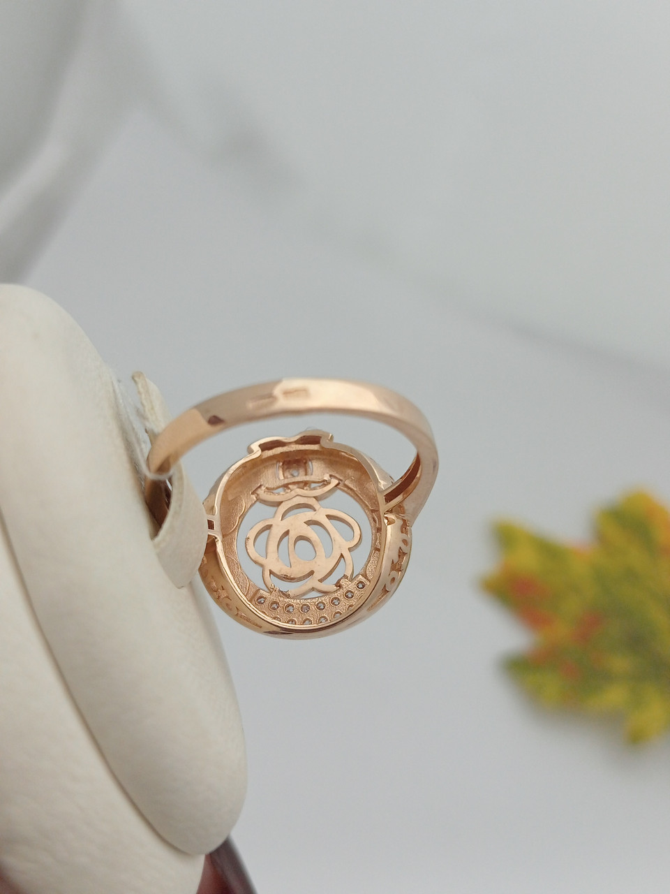 Золоте кільце шанель - Зображення 3