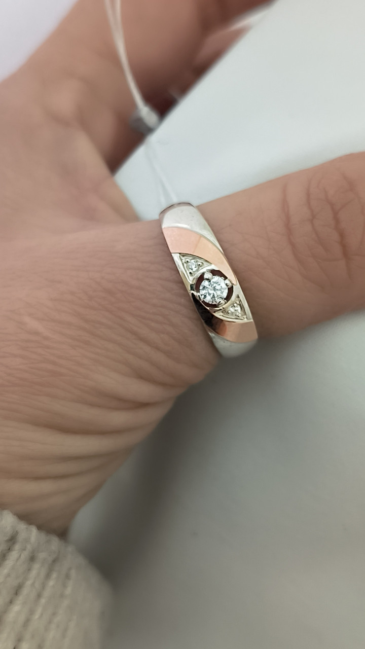 Срібне кільце 925 проби - Зображення 2