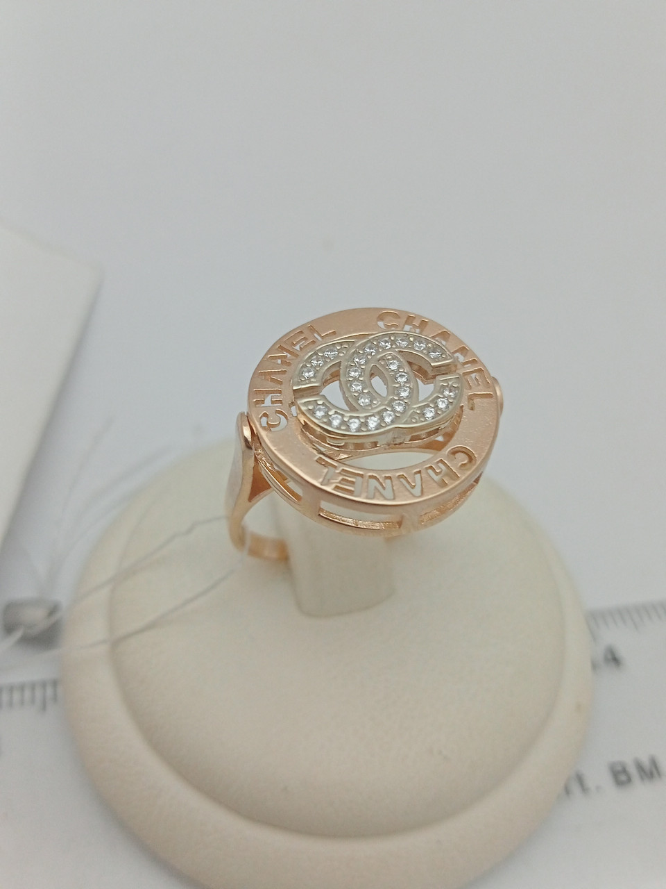 Золоте кільце шанель - Зображення 3