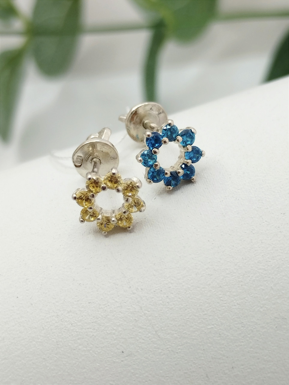 Срібні сережки