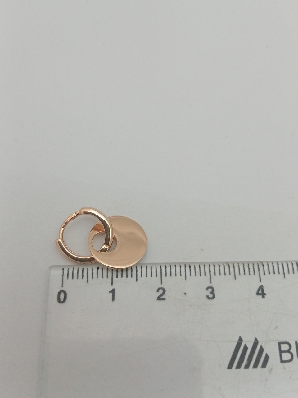 Золоті сережки 585 проби - Зображення 2