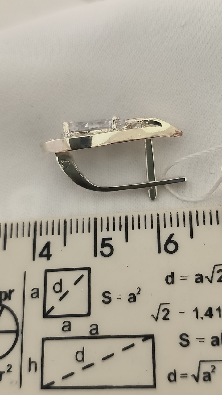 Срібні сережки - Зображення 3