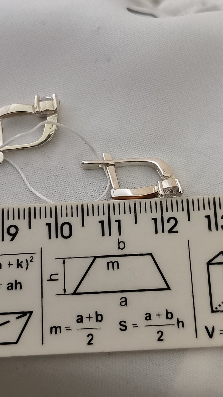 Срібні сережки - Зображення 2