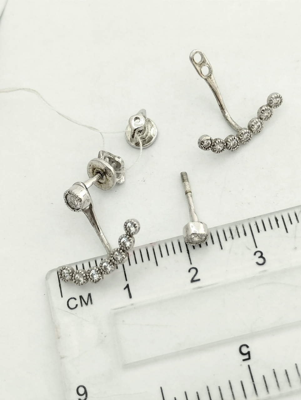 Срібні сережки - Зображення 3