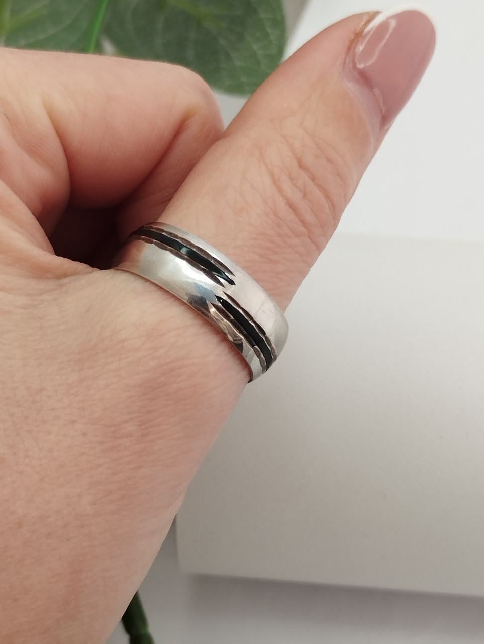 Срібна обручка 925пробы. - Зображення 3