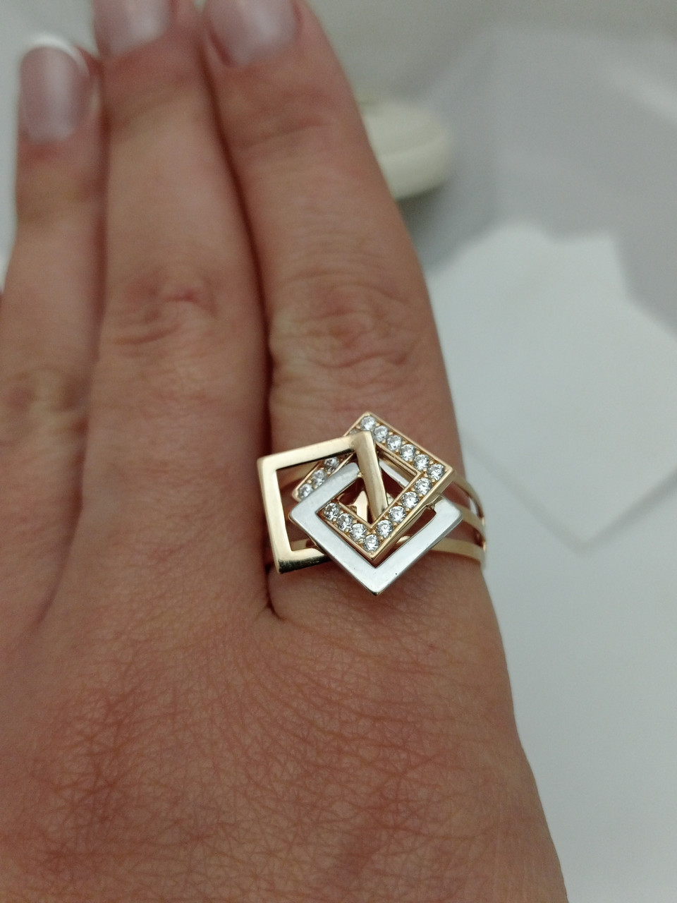 Золоте кільце 585 проби - Зображення 2