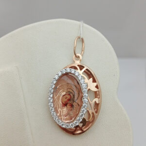 Золотий кулон ікони 585 проби