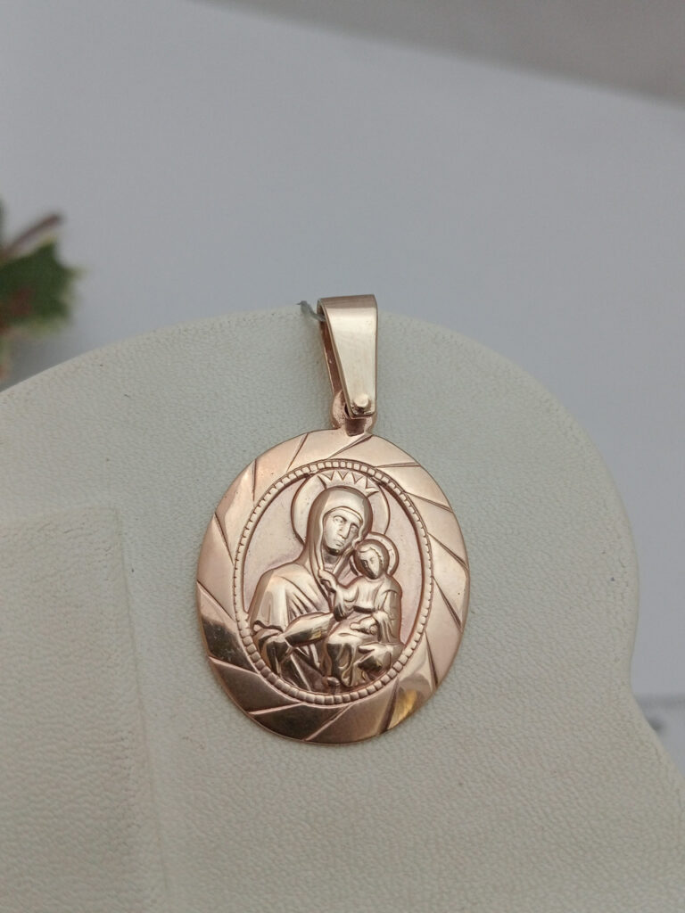 Золотий кулон ікони 585 проби