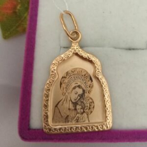 Золотий підвіс ікони 585 проби