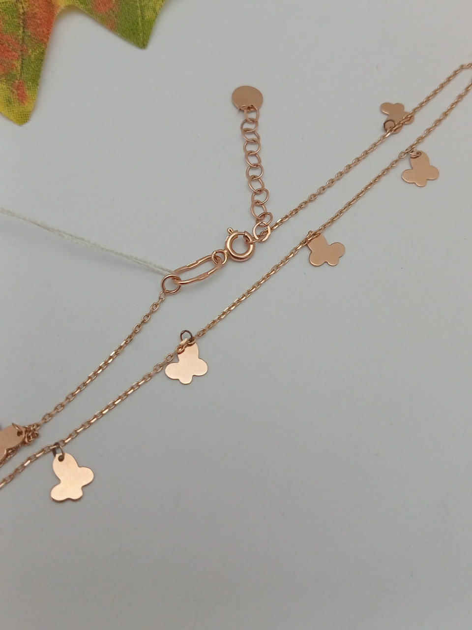 Золотий браслет на ногу - Зображення 2