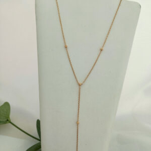 Золота кольє краватка