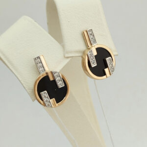 6564882371_zolotye-sergi-s.jpg Золоті сережки з агатом і цирконієм