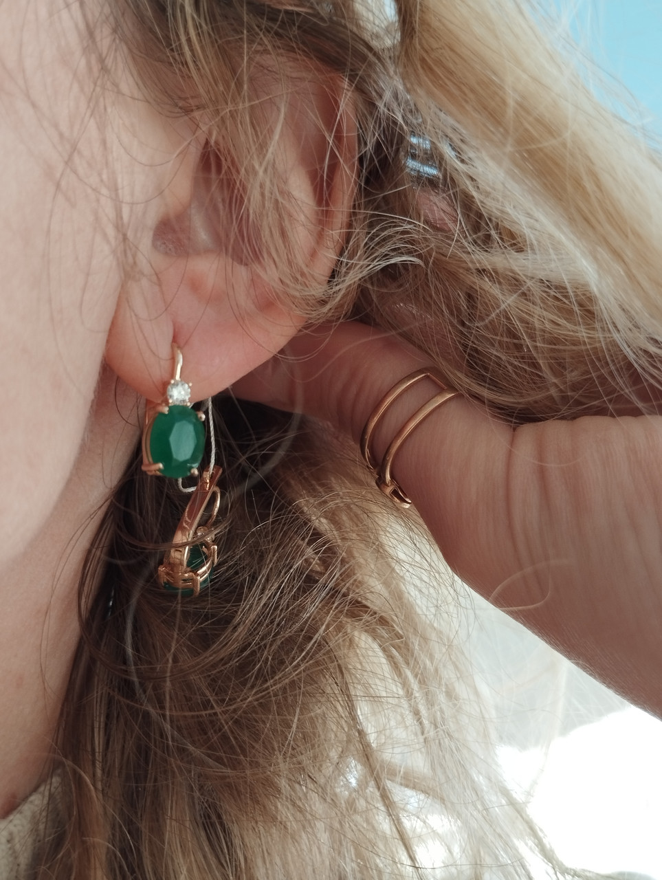 Золоті сережки - Зображення 4