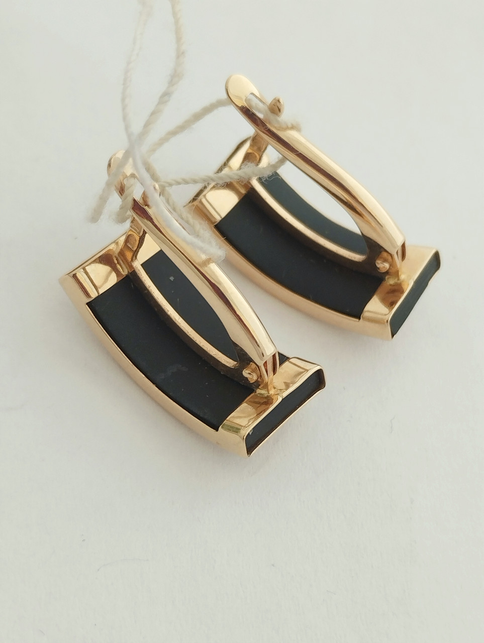 Золоті сережки каучук - Зображення 5