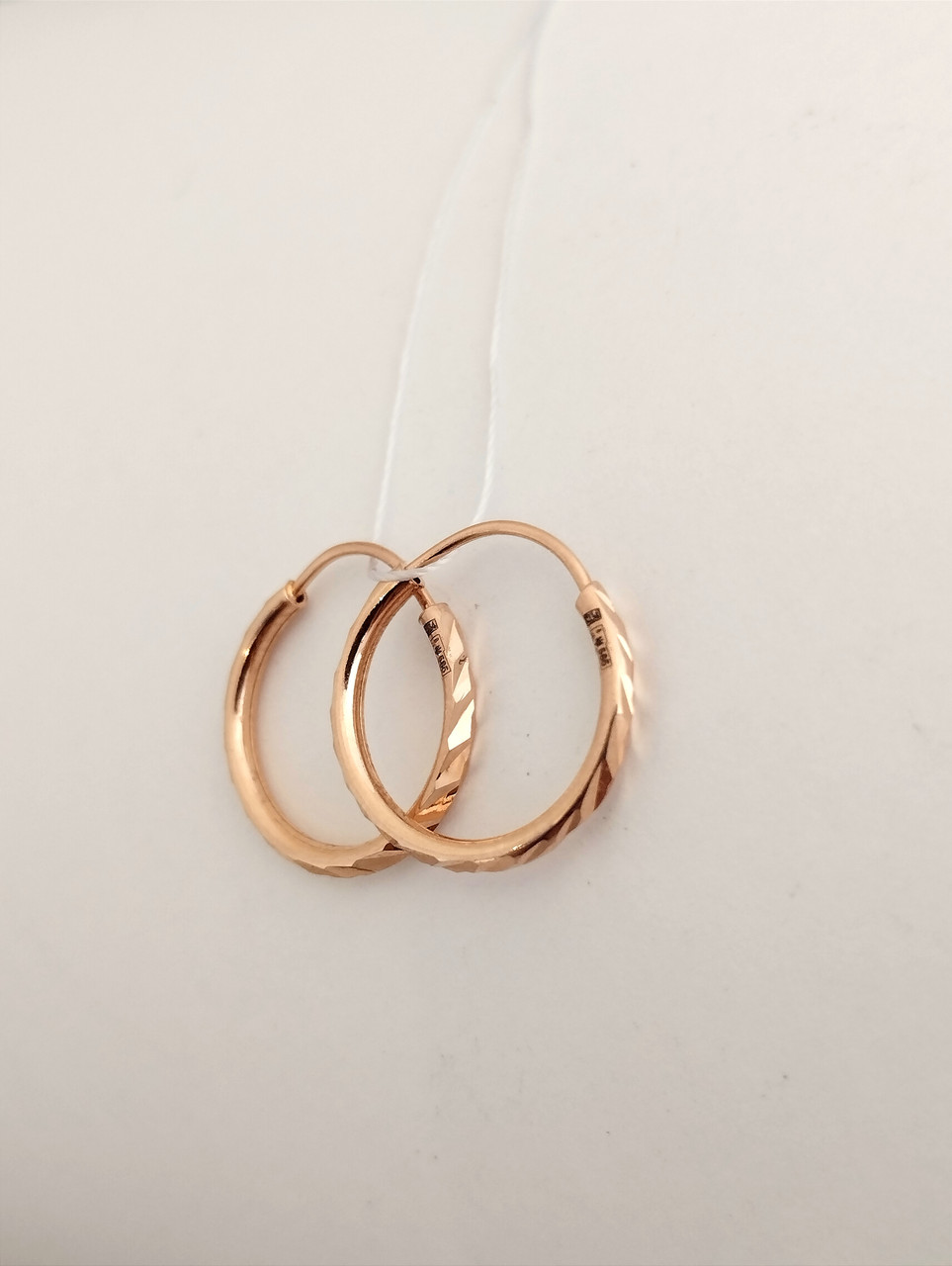 Золоті сережки 585 проби - Зображення 6