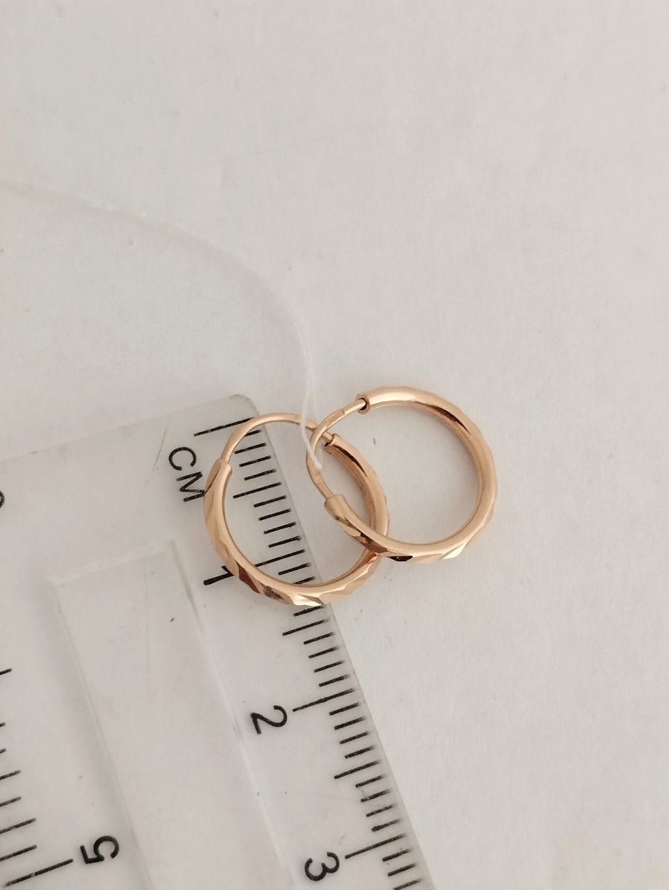 Золоті сережки 585 проби - Зображення 7