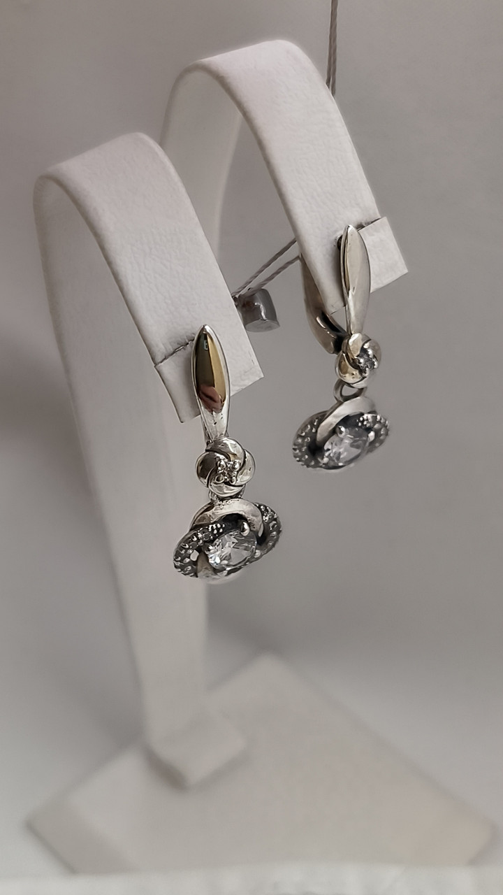 Срібні сережки - Зображення 2