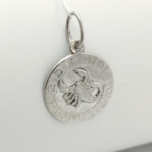 Срібний кулон знак зодіаку скорпіон 🦂♏