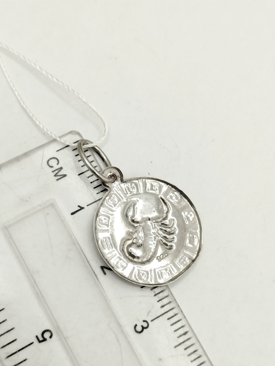 Срібний кулон знак зодіаку скорпіон 🦂♏ - Зображення 2