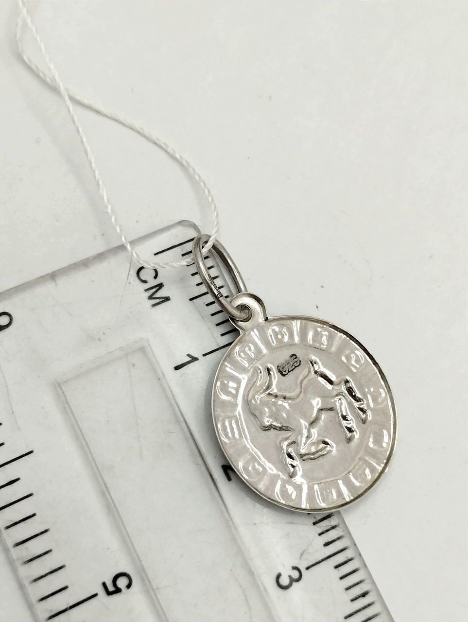 Срібний кулон знак зодіаку козирок ♑ - Зображення 2
