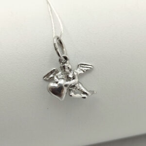 Срібний кулон — ангел
