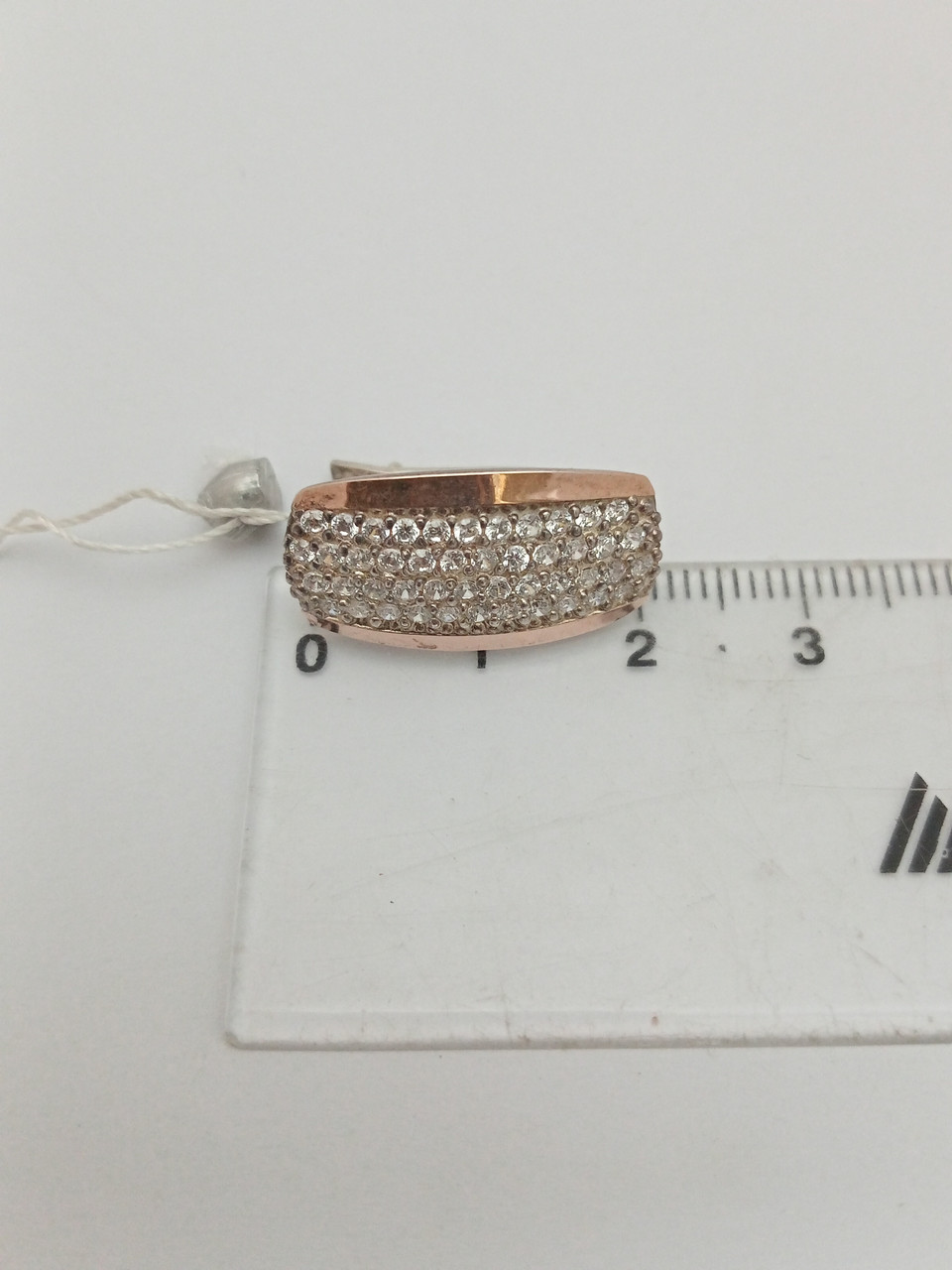 Срібні сережки з напаяними пластинами 375 проби - Зображення 2