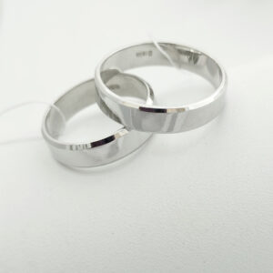Срібне кільце обручне
