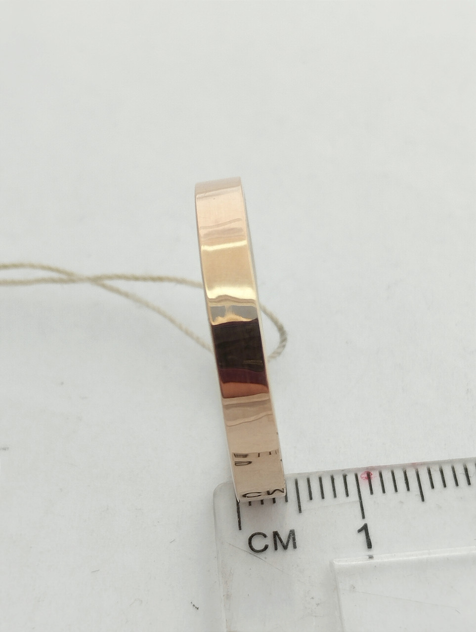 Срібне обручне кільце із золотими пластинами - Зображення 2