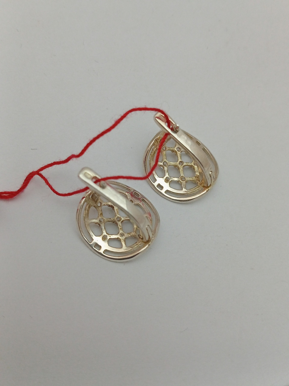 Срібні сережки 925 проби - Зображення 2