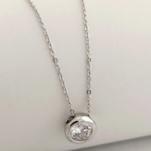 Срібне кольє