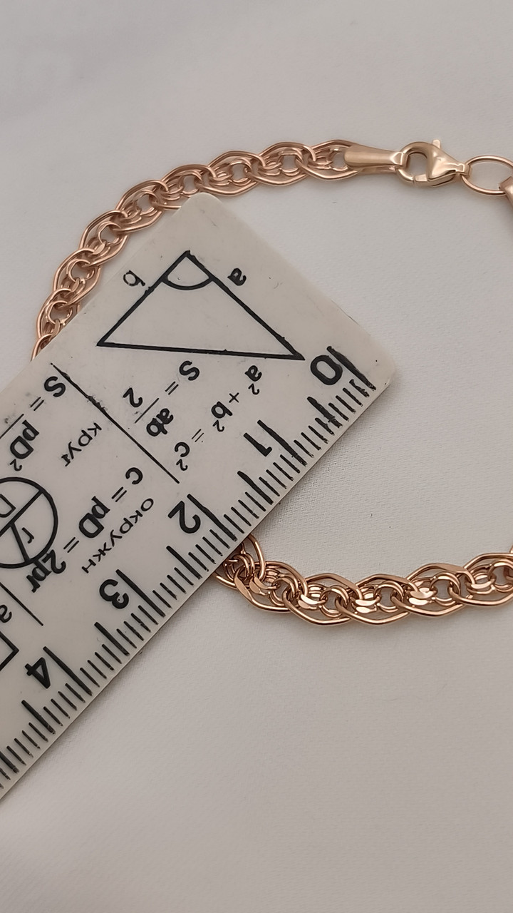 Золотий браслет 585 проби Ukr-gold.com - Зображення 2