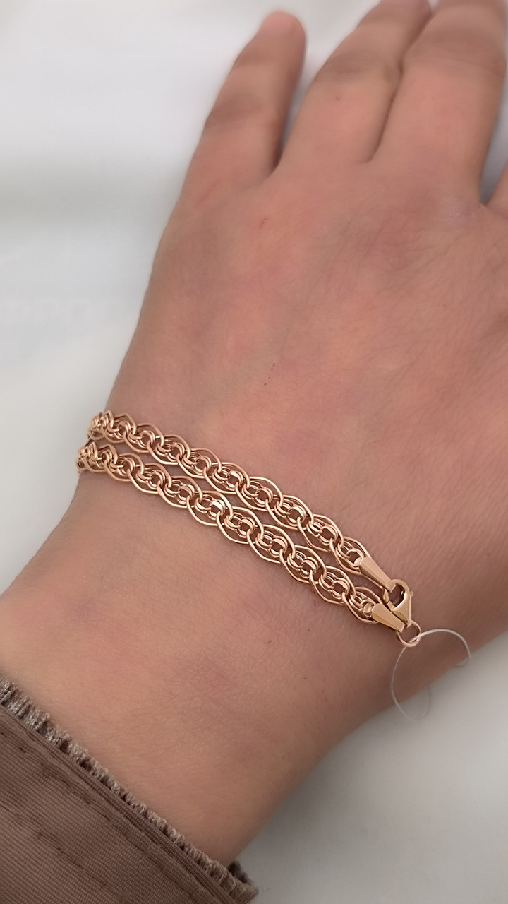 Золотий браслет 585 проби Ukr-gold.com - Зображення 4