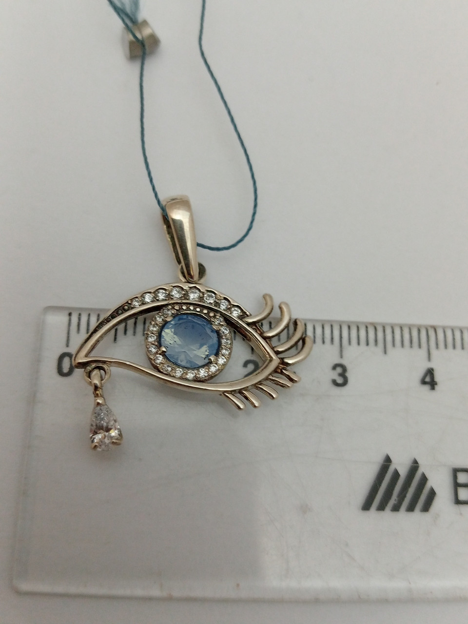 Срібний кулон очей 925 проб - Зображення 2