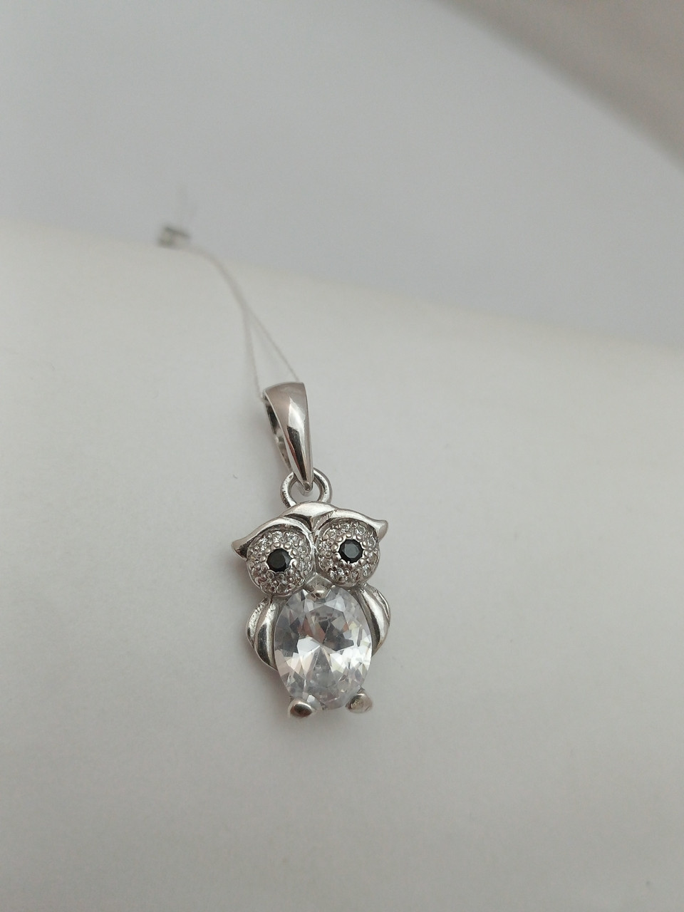Срібний кулон сова 925 проби