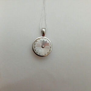 Срібний кулон 925 проби зі вставка цирконію