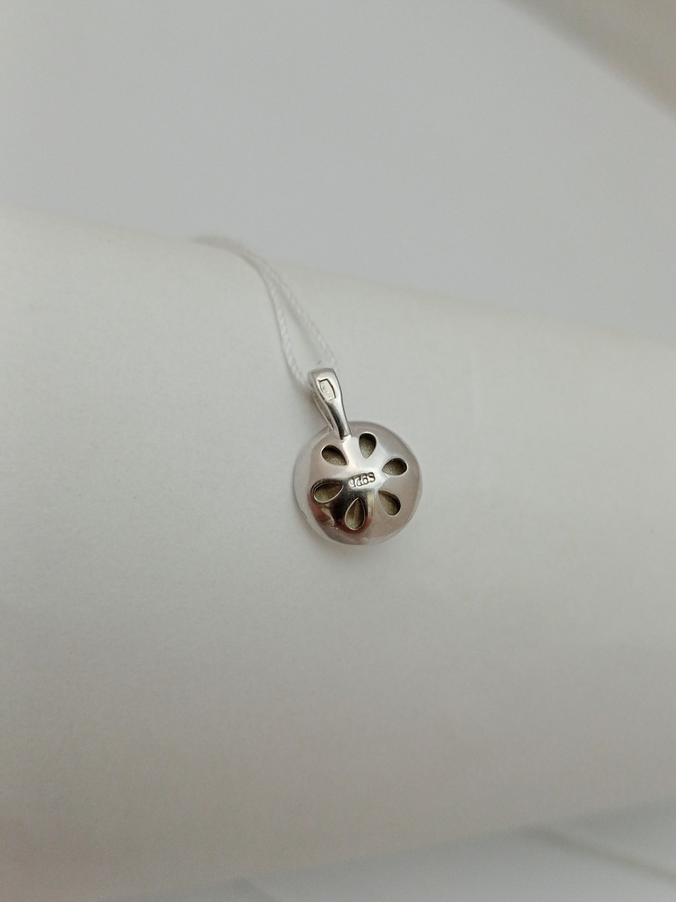 Срібний кулон 925 проби зі вставка цирконію - Зображення 2