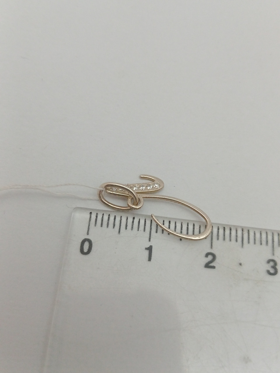 Срібний кулон буква 925 проби - Зображення 3