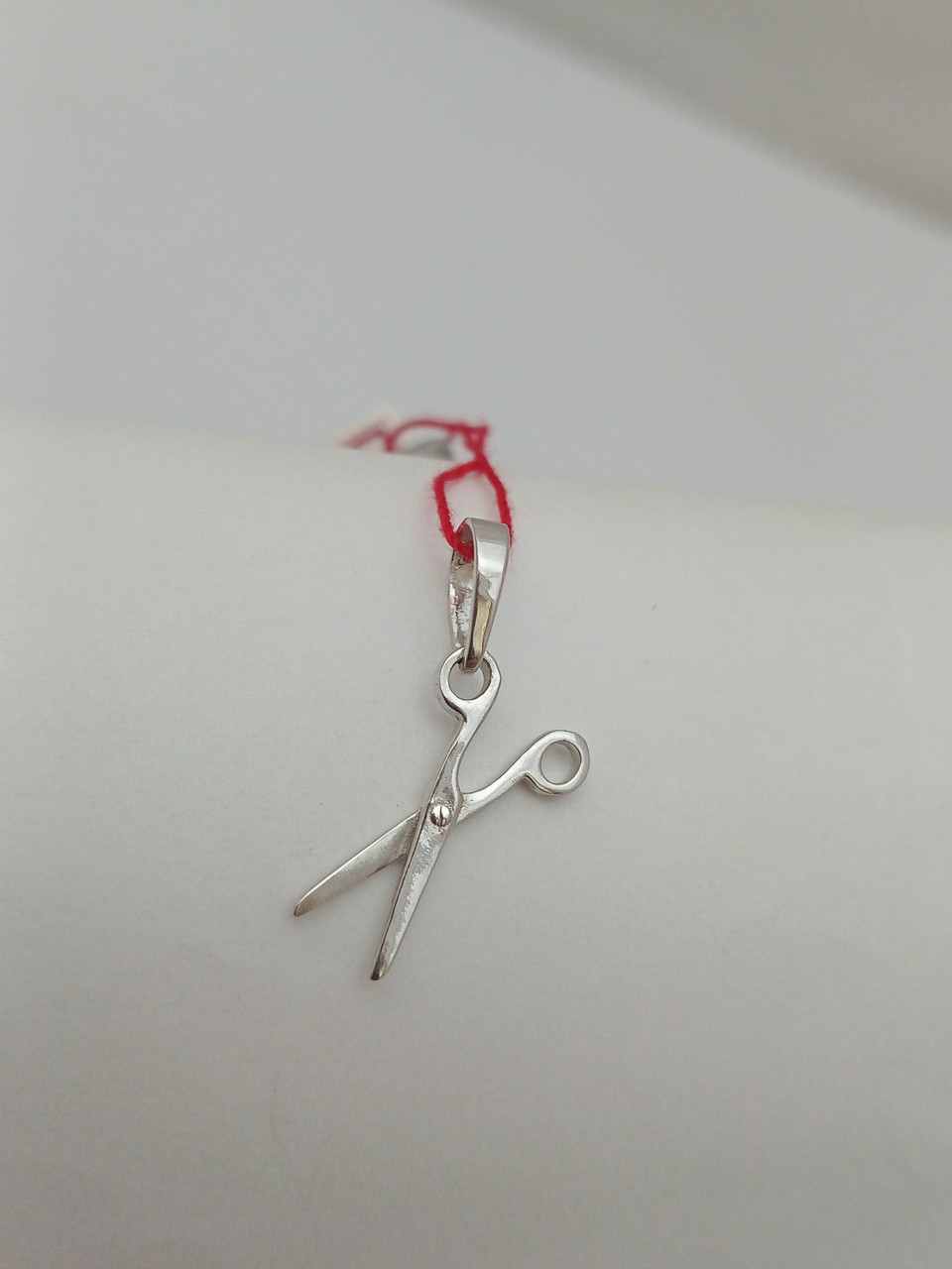 Срібний кулон ножиці 925 проби